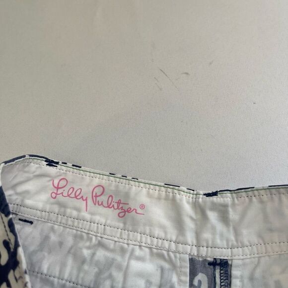Lilly Pulitzer Elephant Tusk In The Sun Shorts Size 0 - Picture 2 of 7